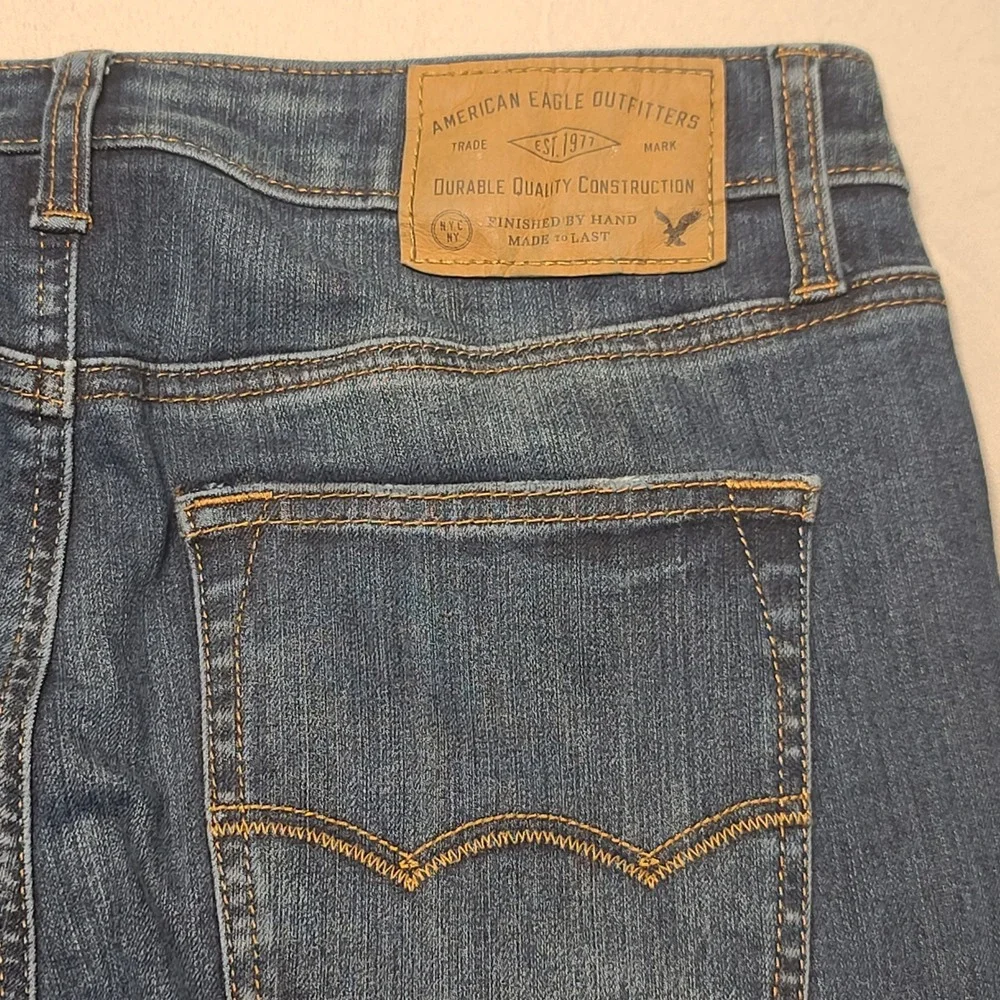American Eagle‎ Jeans Mens 29x30 Blue 360 Extreme Flex Slim Straight Denim Pants